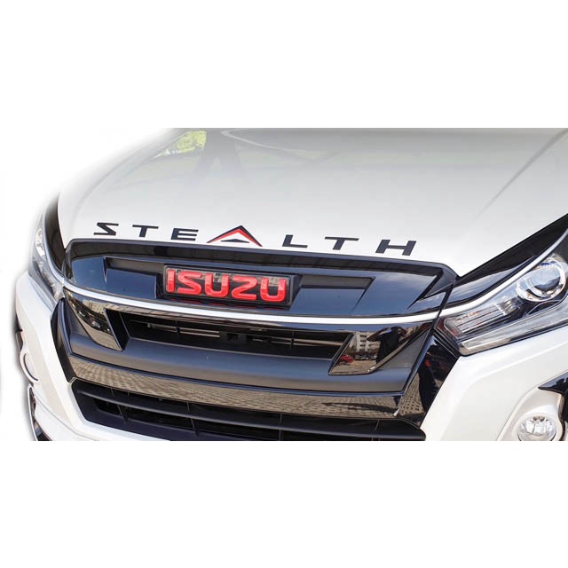 โลโก้-stealth-ติดฝากระโปรงหน้า-logo-stealth-สีแดง-1ชิ้น-isuzu-d-max-2-4-ประตู-มีบริการเก็บเงินปลายทาง