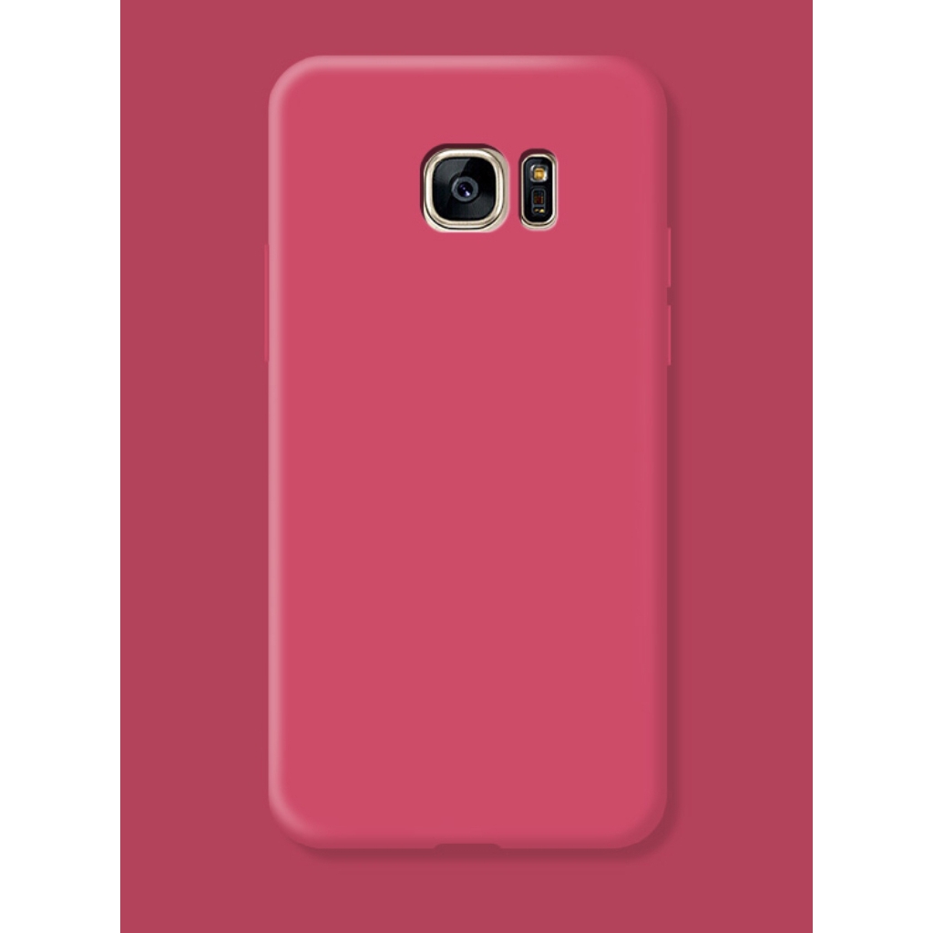 เคสโทรศัพท์-ซิลิโคน-กันกระแทก-สีพื้น-สำหรับ-samsung-s7-edge