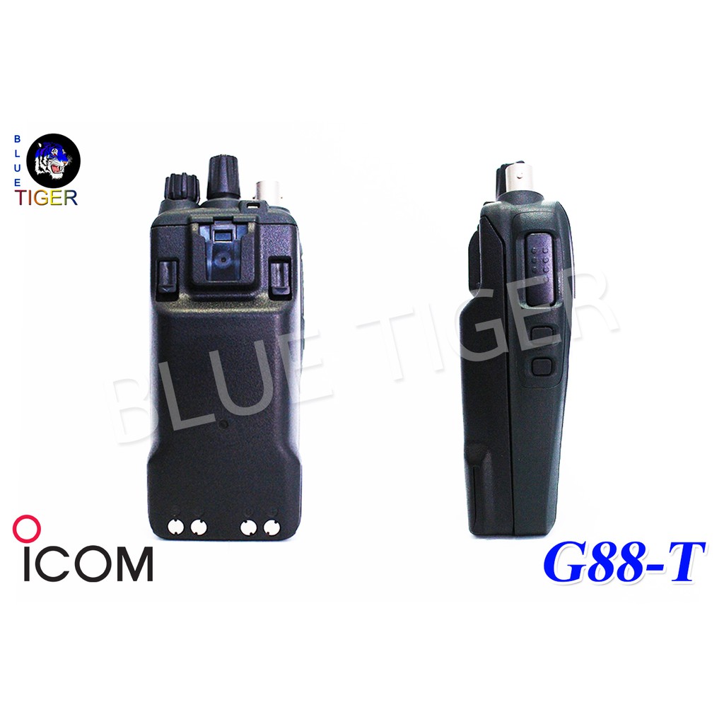 วิทยุสื่อสารราคาถูก-icom-ic-g88-t-walkie-talkie-5w-สีดำ-ย่าน-144-147-mhz