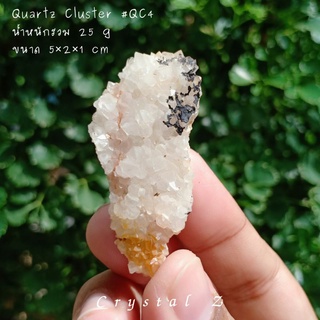 ควอตซ์ | Quartz #QC4 🌈#cluster 🤍 พร้อม #หินดิบ amethyst 💜 ✨ หินธรรมชาติ