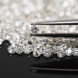 ภาพย่อรูปภาพสินค้าแรกของMoissanite G/VVS 3.0mm/3.5mm