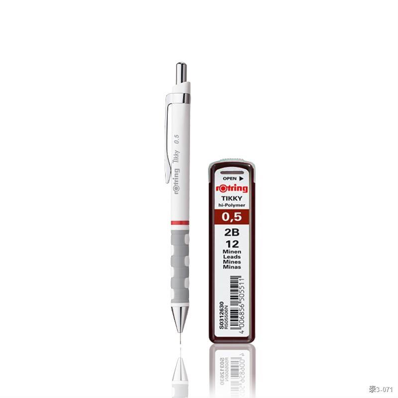 rOtring Tikky White With Lead Bc ดินสอติ๊กกี้สีขาว 0.5+ไส้ดินสอ 0.5 มม.