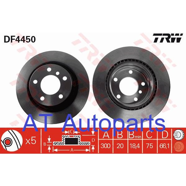 จานเบรคหลัง-bmw-e90-320i-325i-n46-bp-2004-2007-df4450