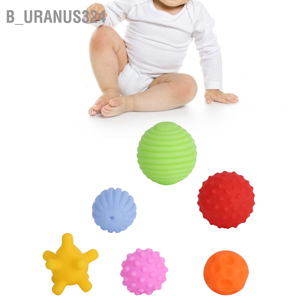 b-uranus324-6pcs-colorful-infant-textured-multi-ball-set-senses-touching-training-baby-soft-hand