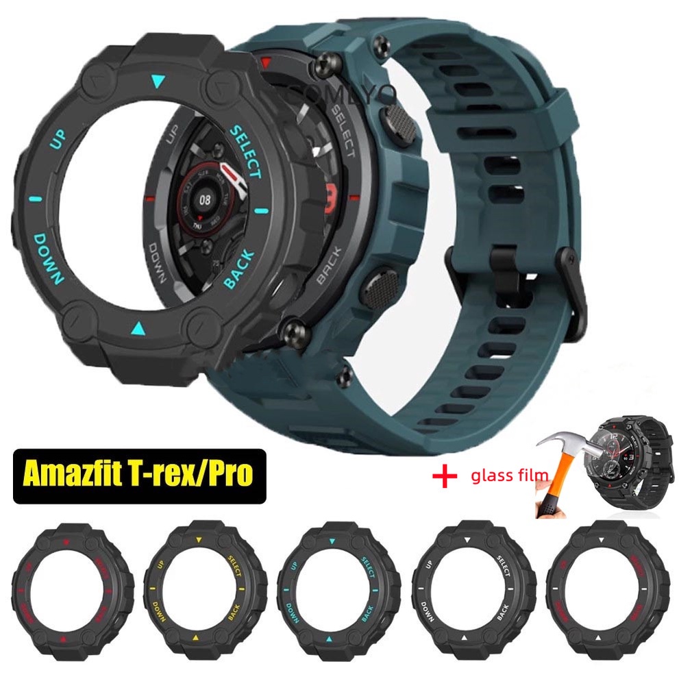 ราคาและรีวิวเคสนาฬิกาข้อมือ TPU ยาง กันกระแทก สําหรับ Amazifit T Rex 2 T Rex Pro Amazfit T-Rex Pro