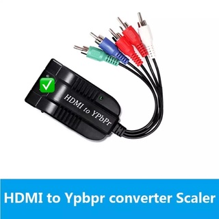 1080P HDMI ไปยัง Component Converter Scaler HDMI เพื่อ YPbPr Converter แปลง HDMI ไปยัง Component HDMI Video Converter