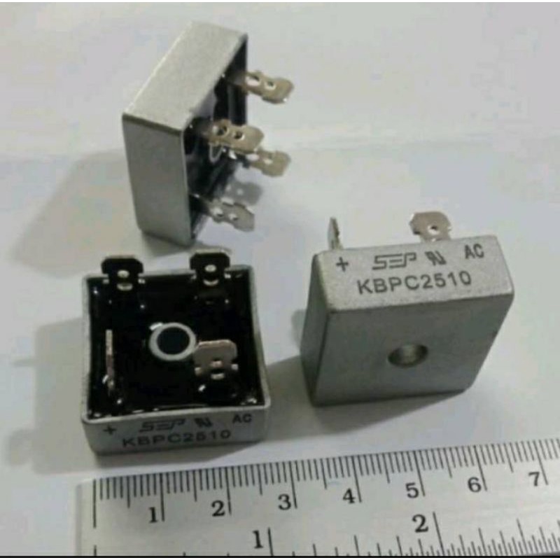 kbpc2510-diode-25a-1000v-บริดไดโอต-25a-1000v-4ขาโต๊ะ-ยี่ห้อsep-สินค้าดี-ราคาถูก