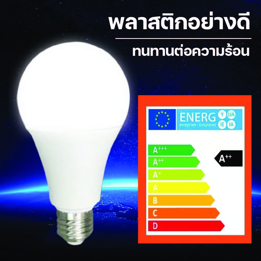 FSL หลอดไฟ LED หลอดไฟประหยัดพลังงาน ไฟ 3W 5W 9W 18W ใช้ขั้วเกลียว E27 ...
