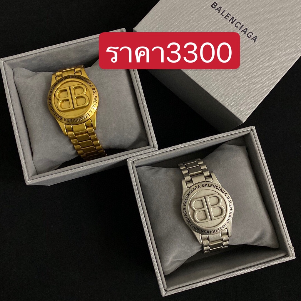 พรี-balenciaga-chains-2888-สร้อยข้อมือผู้ชาย-สายโซ่คล้องแบบตะขอbangles-chain-amp-link-bracelets