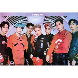 โปสเตอร์ รูปถ่าย บอยแบนด์ เกาหลี SuperM 슈퍼엠 POSTER 24"x35" นิ้ว Korea Boy Band K-pop ซูเปอร์เอ็ม