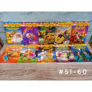 (New)Geronimo Stilton : 51-60 bookset ปกอ่อน ภาพสีทั้งเล่ม