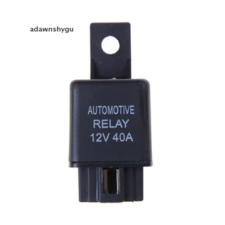 [adawnshygu] รีเลย์เตือนภัยรถยนต์ 12V 40A 4 Pins SPST พร้อมซ็อกเก็ตรีเลย์