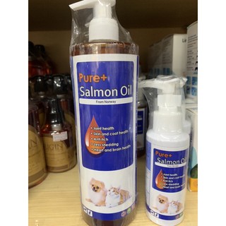 ภาพหน้าปกสินค้าน้ำมันปลาแซลมอน Pure Salmon Oil บำรุงขน ขนสวย สำหรับสุนัขและแมว ที่เกี่ยวข้อง