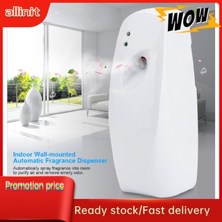 【สินค้ายอดนิยม】ALLINIT เครื่องพ่นสเปรย์น้ําหอมปรับอากาศแบบติดผนัง เวลา อัตโนมัติ น้ำหอม เครื่อง Fragrance น้ำหอมปรับอากาศในโรงแร อโรมาเธอราพี ดับกลิ่นห้องน้ำในห้องนอน