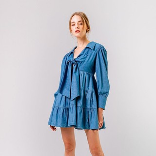 Elle est Belle TH - Rosalie Dress Blue เดรส สีฟ้า