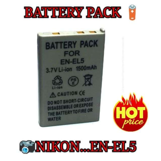 Battery ENEL5 For Nikon P510,P500,P100,P6000,P520,P5100,P5000