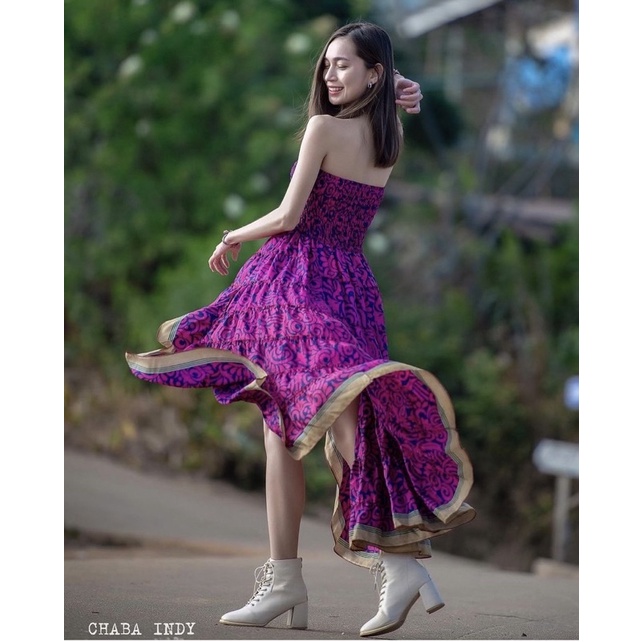 chabaindianskirts2-ใส่เป็นเดรสได้กระโปรงได้