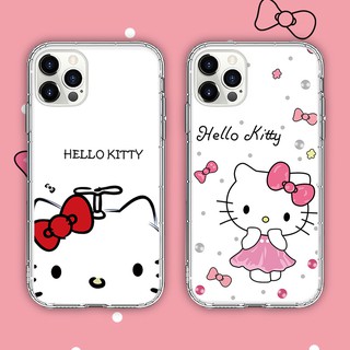 hello Kitty เคสซิลิโคน iphone 13 เคสไอโฟนSE2020 เคส iphone 11 7 8 IPhone 12 pro max soft case IPhone X XR XS iPhone 11 Pro Max X Xr Xs Max 7 8 Plus Se 2020 12 pro max 12 mini 13 pro max 13 mini