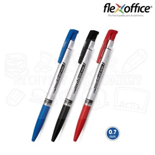 ภาพหน้าปกสินค้าปากกาลูกลื่น หมึกน้ำมัน ด้ามกด Flex Office รุ่น Matixs 0.7 มม. ซึ่งคุณอาจชอบราคาและรีวิวของสินค้านี้