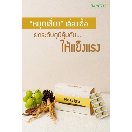 nutriga-นูทริก้า-เสริมภูมิคุ้มกันให้ร่างกาย-ลดการอับเสบติดเชื้อ-ทำลายพิษจากเชื้อรา