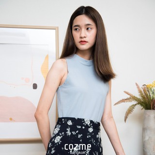 COZME BKK GIGI Top Blue grey เสื้อแขนกุด