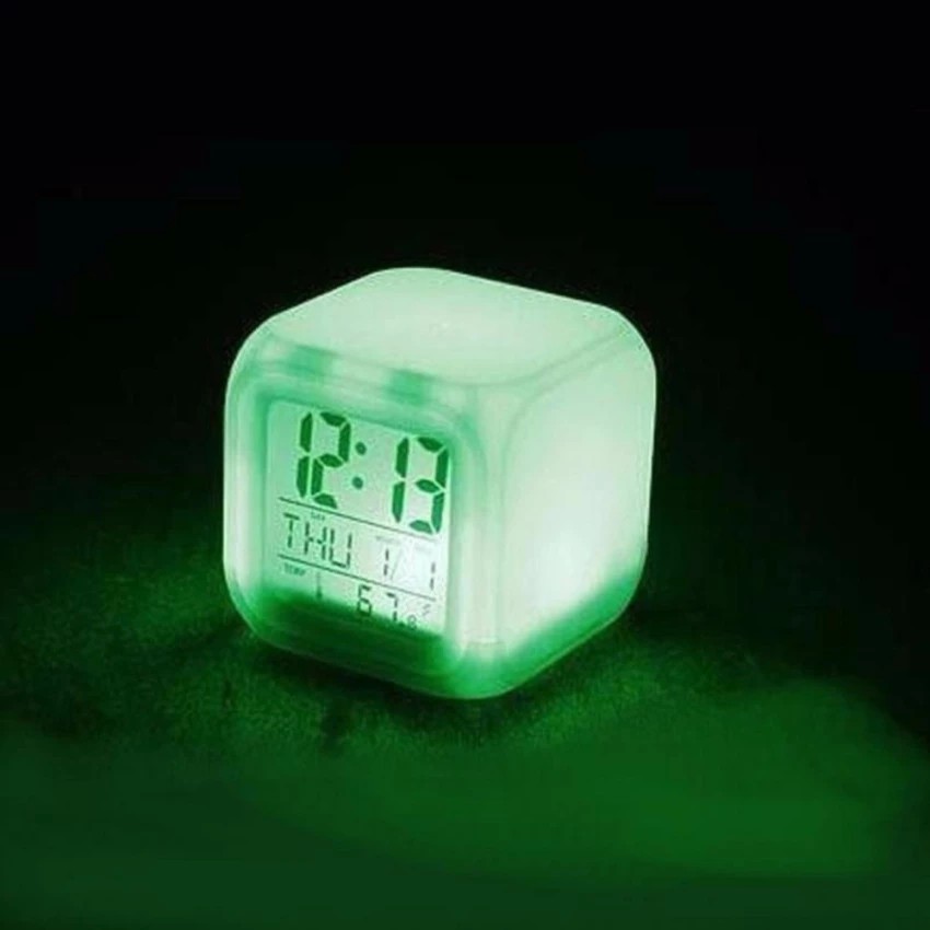 นาฬิกาลูกเต๋า-glowing-led-color-change-digital-alarm-clock-เปลี่ยนสีได้หลายสีด้วยไฟ-led