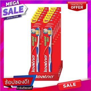 คอลเกต แปรงสีฟันสำหรับผู้ใหญ่ รุ่นดีลักซ์ แพ็ค 12 ด้าม ผลิตภัณฑ์ดูแลช่องปากและฟัน Colgate Toothbrush Delux x 12 pcs