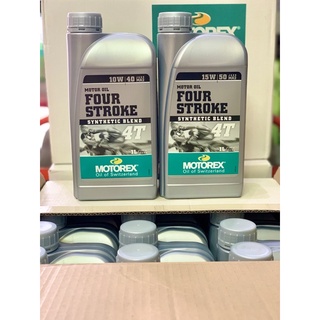 น้ำมันเครื่องยนต์มอเตอร์ไซค์Motorex Bigbike ,Big Scooter 4T 10w40,15w50 ขนาด1 ลิตร Synthetic