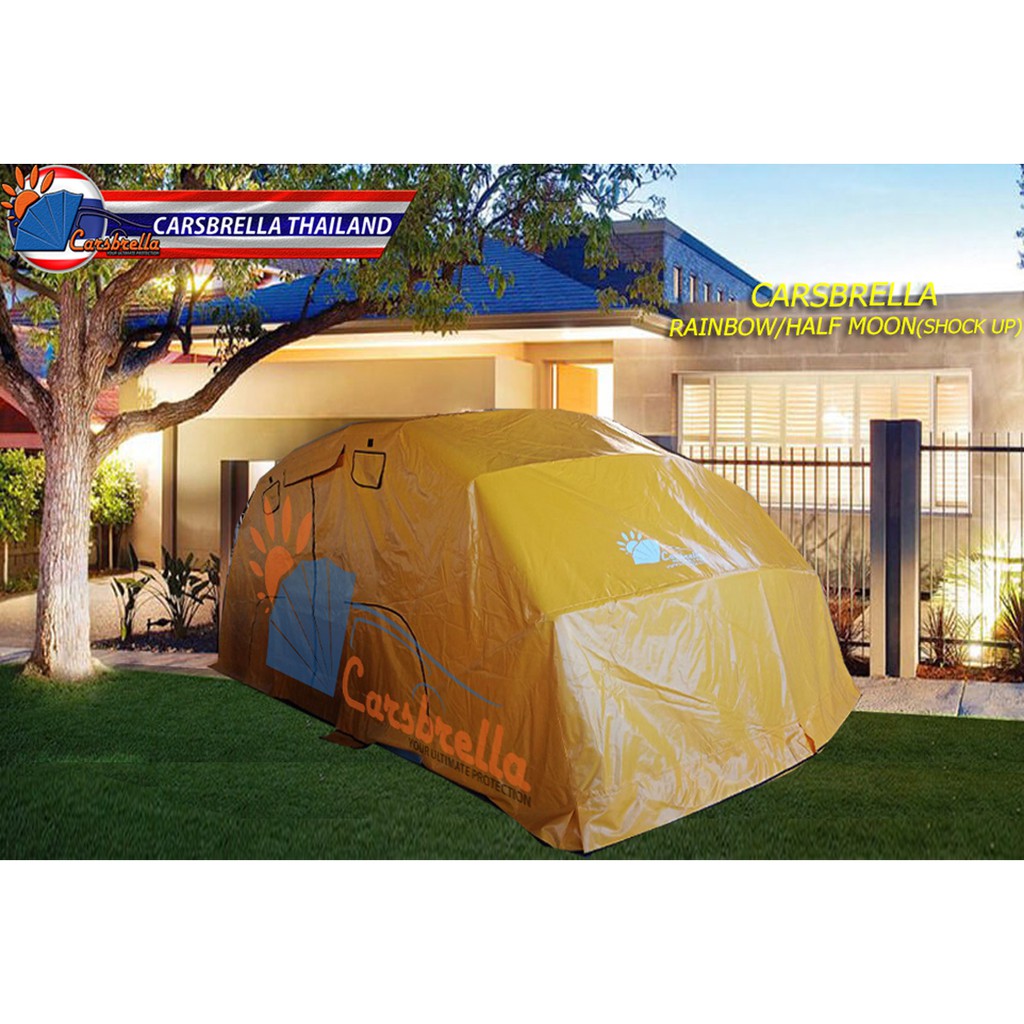 เต็นท์จอดรถ-โรงจอดรถสำเร็จรูปพับได้-carsbrella-รุ่น-rainbow-size-xl-สำหรับรถยนต์ขนาดใหญ่ทุกรุ่น