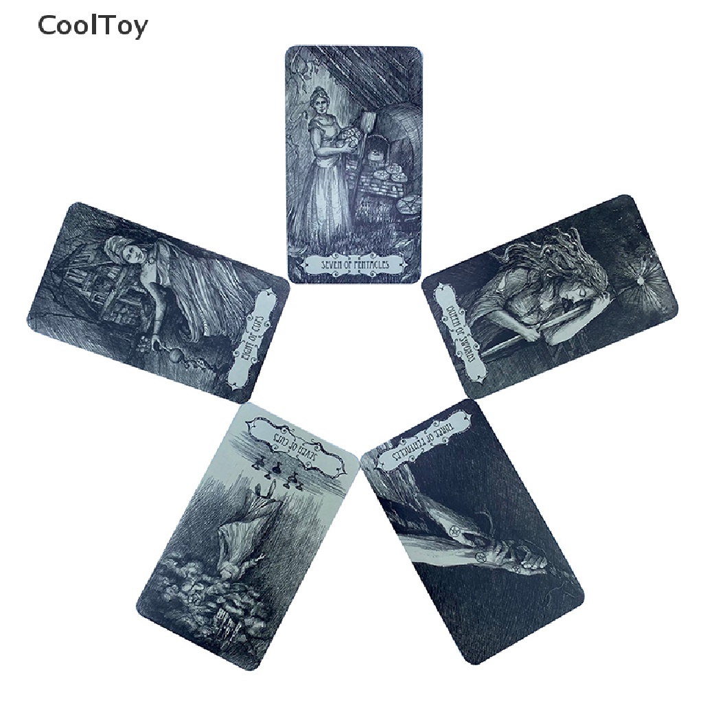 cooltoy-tarot-of-the-abyss-ไพ่ทาโรต์-พร็อพเกมกระดาน-สําหรับครอบครัว