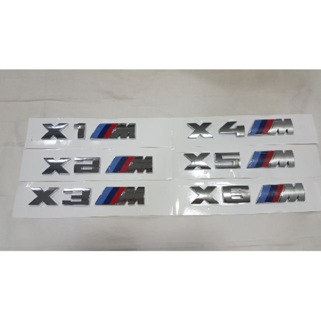 ราคาและรีวิวX 1 - 6 ///M BMW LOGO 3D โลโก้บีเอ็ม แต่งรถยนต์