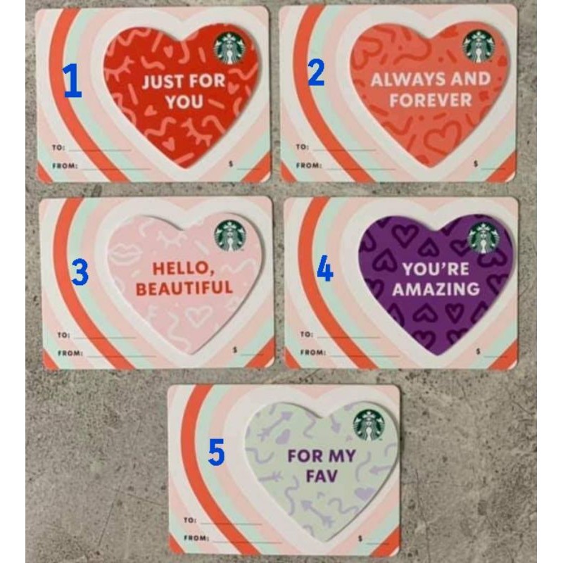 รูปภาพของบัตร Starbucks ลายหัวใจ Diecut 2021 / มูลค่า 500 บาทลองเช็คราคา