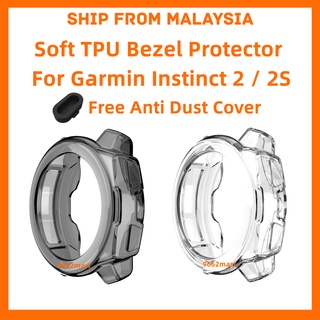 Garmin Instinct 2 Solar / 2S Solar / 2 Solar Tactical Cover เคสป้องกัน นิ่ม TPU Bezel Protector