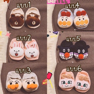 สินค้า Link1 :: [พร้อมส่ง] ถุงเท้าเด็กหัวตุ๊กตา มีกันลื่น 0-3 ปี มีลายอื่นต่อlink2/3หน้าร้านคะ