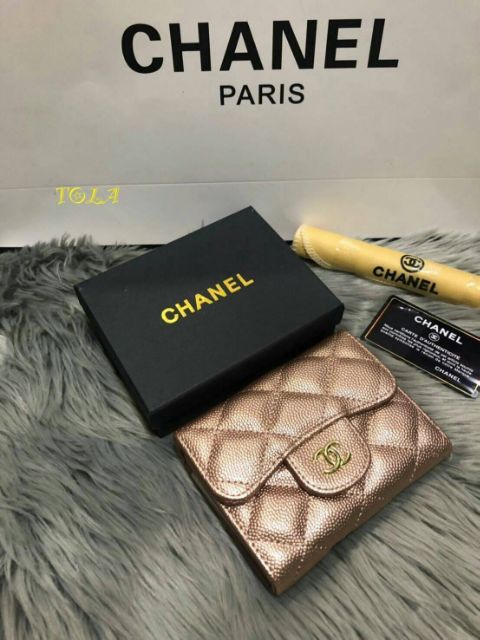 chanel-เป๋าตังใบสั้น-อะไหร่ทองง-พรีเมี่ยม-ปั๊มทุกจุด