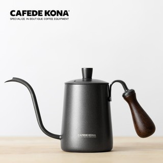 CAFEDE KONA กาชงกาแฟสแตนเลสเคลือบเทฟลอนแบบปากยาว