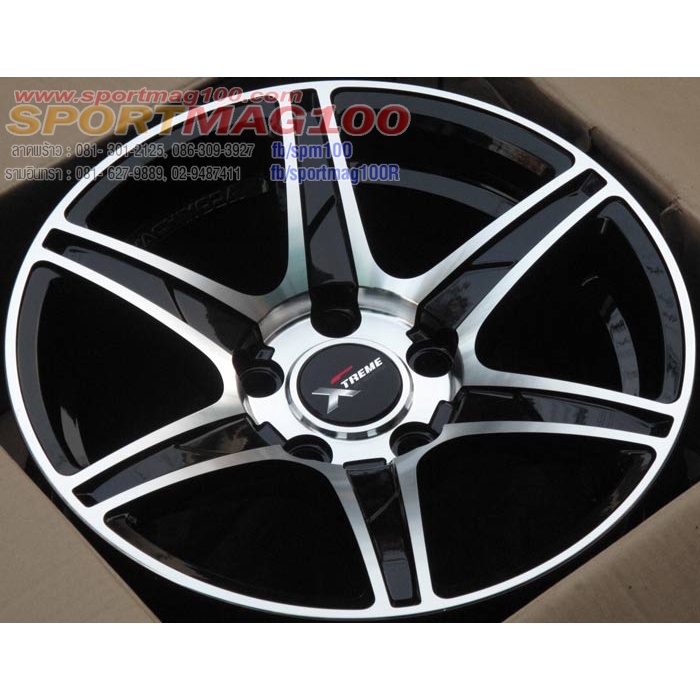 แม็กซ์ใหม่ Work T7R สีดำด้าน ขนาด 7-15นิ้ว 4รู100 ET35 | Shopee Thailand