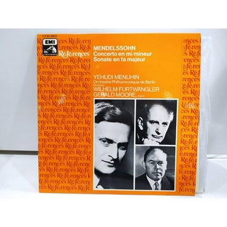 1LP Vinyl Records แผ่นเสียงไวนิล MENDELSSOHN Concerto en mi mineur  (J14B198)