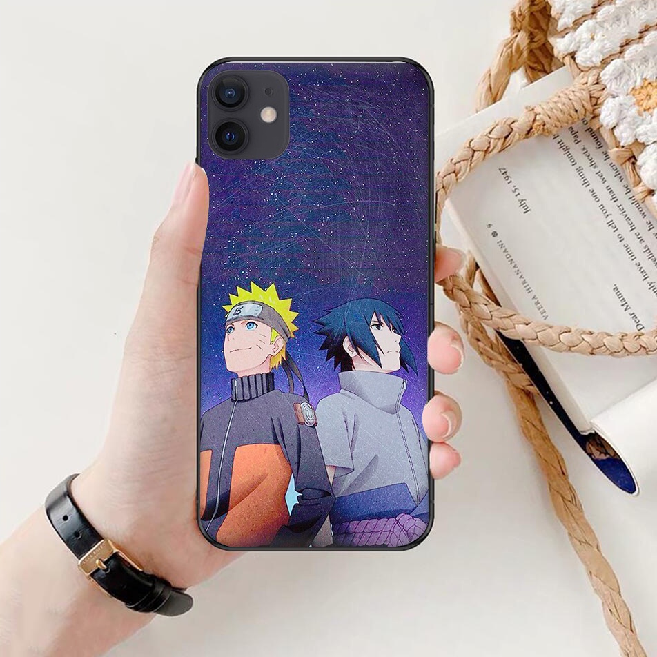 เคสโทรศัพท์มือถือแบบนิ่ม-ลายการ์ตูนนารูโตะ-z-สีดํา-สําหรับ-iphone-5-5s-se-6-6s-6plus-6splus-7-8-7plus-8plus