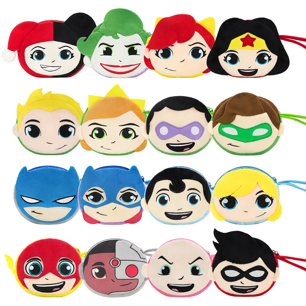 ภาพหน้าปกสินค้าDC Comics ลิขสิทธิ์แท้ กระเป๋าเหรียญ the flash / wonder woman / batman / superman : Superfriend