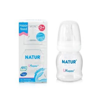 ภาพหน้าปกสินค้าขวดนม Natur  UHappy 2 oz ที่เกี่ยวข้อง