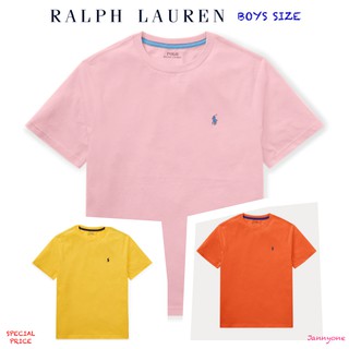 RALPH LAUREN COTTON JERSEY CREWNECK TEE (BOYS SIZE 8-20 YEARS)