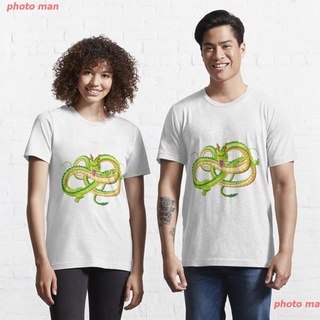 photo man เสื้อDragon Ball ดราก้อนบอล Shenron DBZ Essential T-Shirt เสื้อคู่รัก couple