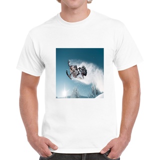 T-shirt  เสื้อยืด พิมพ์ลายสโนว์โมบิล Ski Doo แฟชั่นฤดูร้อน สําหรับผู้ชายS-5XL