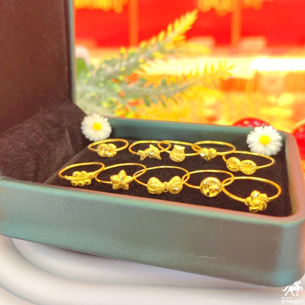ภาพสินค้าแหวนทองคำแท้ 0.4 กรัม ลาย ทองแท้ 96.5% ขายได้ จำนำได้ มีใบรับประกัน แหวนทอง แหวนทองคำแท้ จากร้าน swpgold บน Shopee ภาพที่ 1