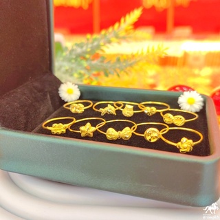 ภาพขนาดย่อของภาพหน้าปกสินค้าแหวนทองคำแท้ 0.4 กรัม ลาย ทองแท้ 96.5% ขายได้ จำนำได้ มีใบรับประกัน แหวนทอง แหวนทองคำแท้ จากร้าน swpgold บน Shopee ภาพที่ 1