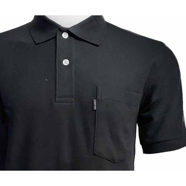 เสื้อโปโล-คอปกโทนดำ-men-polo-shirt-cotton100