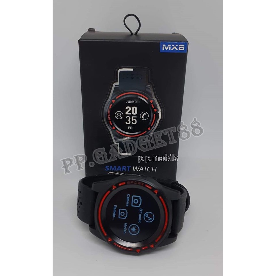 นาฬิกาโทรศัพท์-mx6-sport-smartwatch-มาใหม่-หน้าจอ-1-54-inch-ใส่ซิม-จับบลูทูธได้