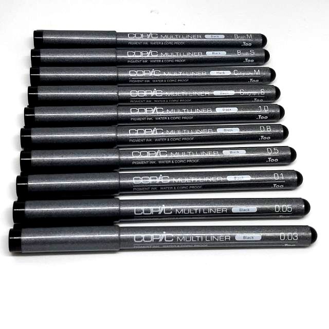 ปากกาตัดเส้น-copic-multiliner-black