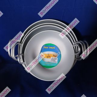 กะทะหูแขก เดี่ยว ตรา 3A Fry Pan ขนาด 24, 26, 28, 30 ซม.